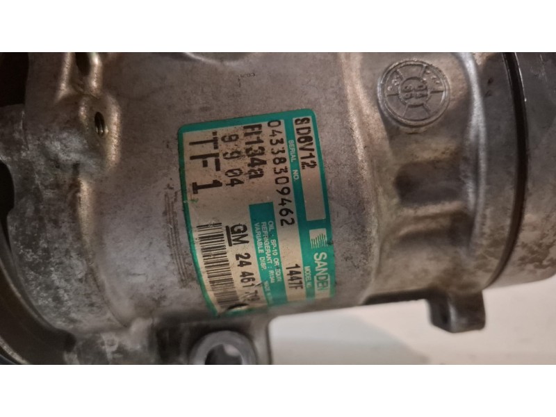 Recambio de compresor aire acondicionado para opel corsa c z12xep referencia OEM IAM 24461719  