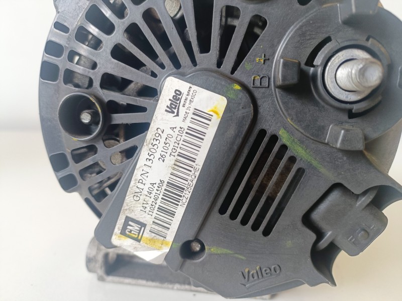 Recambio de alternador para opel astra j berlina 5p a13dte referencia OEM IAM 13505392  