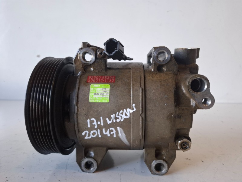 Recambio de compresor aire acondicionado para nissan pathfinder (r51) yd25 referencia OEM IAM 92600EB30A  