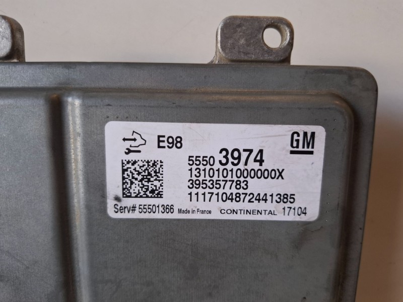 Recambio de centralita motor uce para opel insignia b sports tourer b20dth referencia OEM IAM 55503974  