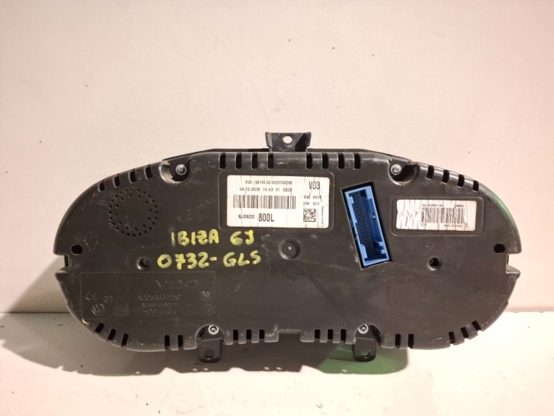 Recambio de cuadro instrumentos para seat ibiza berlina (6j5) bls referencia OEM IAM 6J0920800L  