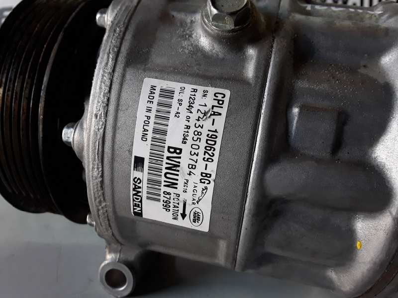 Recambio de compresor aire acondicionado para jaguar f-pace 204dtd referencia OEM IAM CPLA19D629BG/8799P  