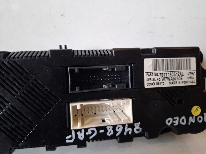 Recambio de mando climatizador para ford mondeo berlina (ca2) khba referencia OEM IAM 7S7T18C612AL  
