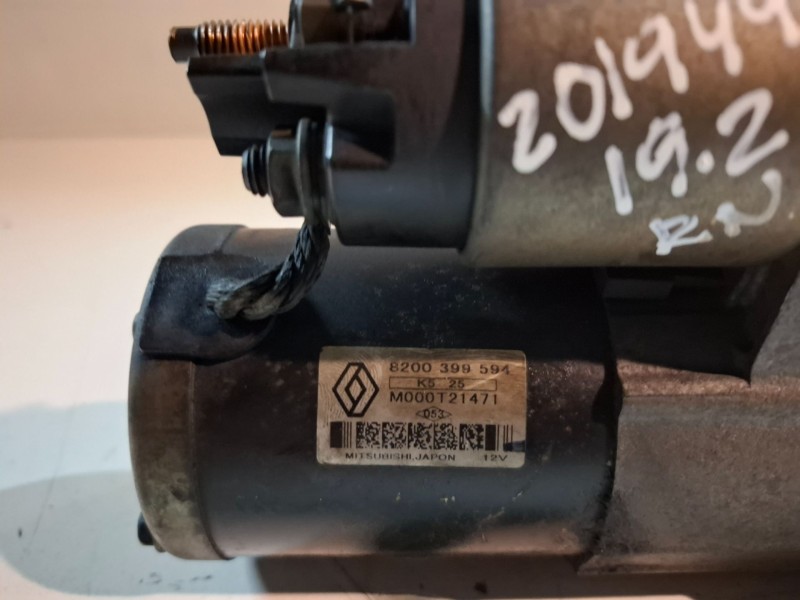 Recambio de motor arranque para renault megane ii grandtour k9k732 referencia OEM IAM M000T21471  