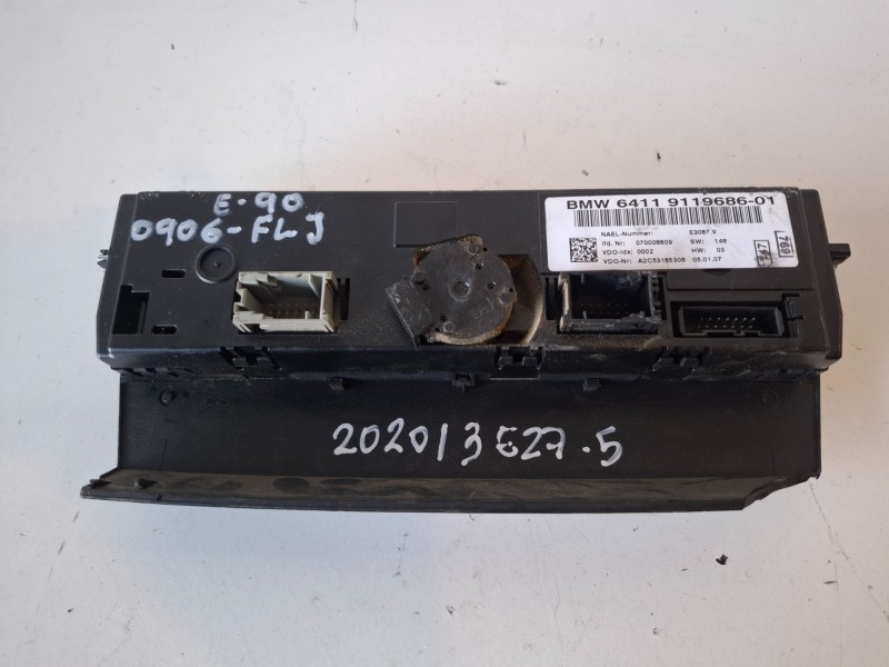 Recambio de mando climatizador para bmw serie 3 berlina (e90) 204d4 referencia OEM IAM 6411911968601  