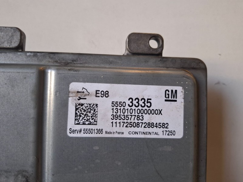 Recambio de centralita motor uce para opel insignia b sports tourer b16dth referencia OEM IAM 55503335  