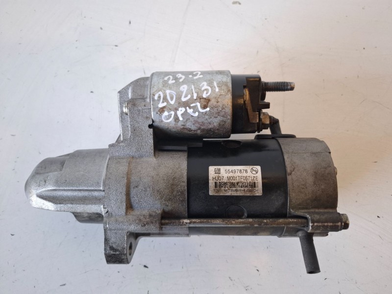 Recambio de motor arranque para opel insignia b sports tourer b16dth referencia OEM IAM 55497878  