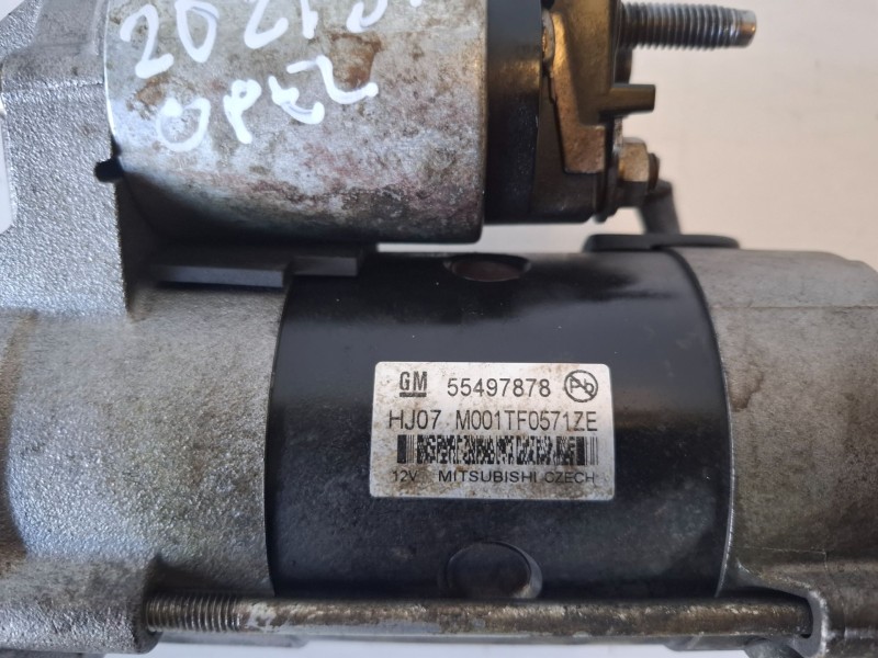 Recambio de motor arranque para opel insignia b sports tourer b16dth referencia OEM IAM 55497878  