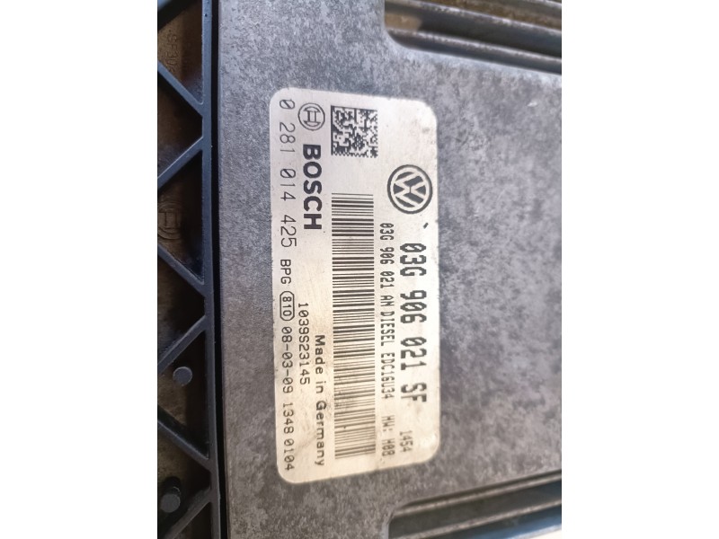Recambio de centralita motor uce para seat leon (1p1) bkd referencia OEM IAM 03G906021SF/EDC16U34/0281014425  