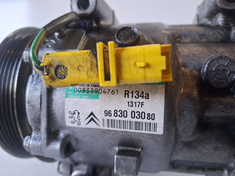 Recambio de compresor aire acondicionado para citroen c5 berlina 9hz referencia OEM IAM 9683003080  