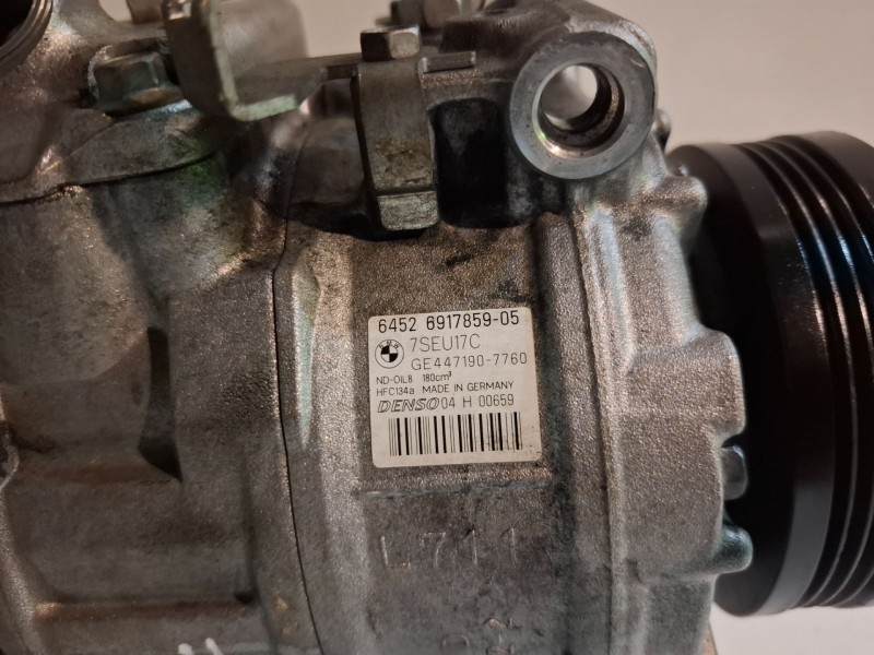 Recambio de compresor aire acondicionado para bmw serie 7 (e65/e66) 306d3 referencia OEM IAM 6452691785905  