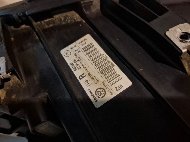 Recambio de faro derecho para volkswagen t6.1 transporter furgón (sh) cxha referencia OEM IAM 7E1941036  