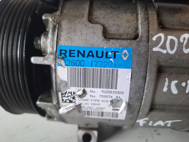 Recambio de compresor aire acondicionado para fiat talento furgón (296) r9m452 referencia OEM IAM 826001732R  