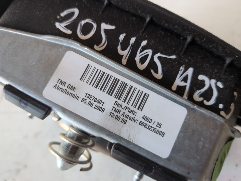 Recambio de airbag delantero izquierdo para opel insignia berlina a20dth referencia OEM IAM 13270401  