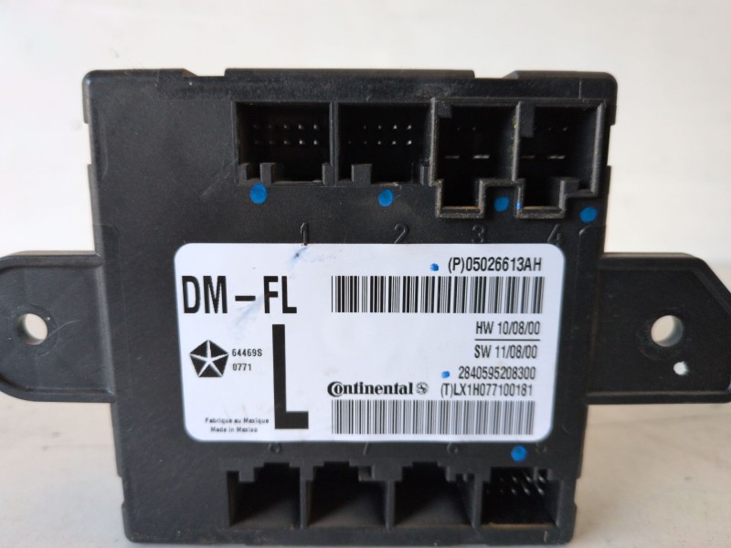 Recambio de modulo electronico para fiat freemont (345) 939b5000 referencia OEM IAM 05026613AH  