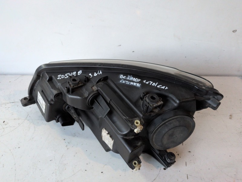 Recambio de faro derecho para volkswagen caddy (2c)(08.2010) caye referencia OEM IAM 2K5941006A  