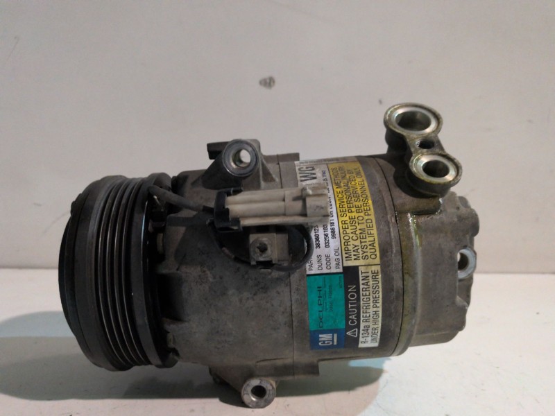 Recambio de compresor aire acondicionado para opel astra h berlina z18xe referencia OEM IAM 13124749  