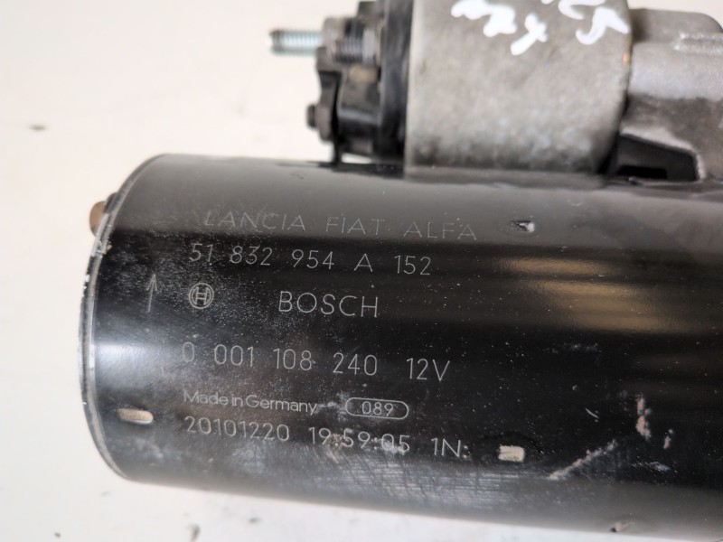 Recambio de motor arranque para fiat ii bravo (198) 198a3000 referencia OEM IAM 0001108240  