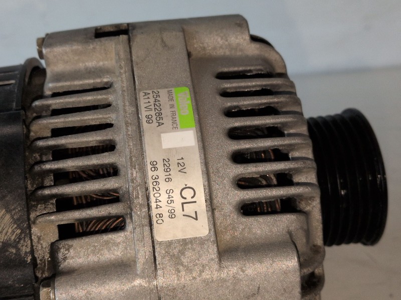 Recambio de alternador para peugeot 206 kfw referencia OEM IAM 9636204480  