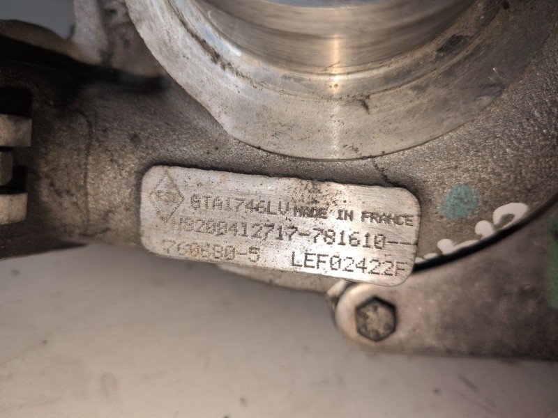 Recambio de turbocompresor para suzuki grand vitara (jb/jt) f9q referencia OEM IAM H8200412717  