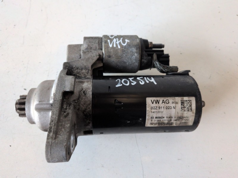 Recambio de motor arranque para volkswagen caddy (2c)(08.2010) caye referencia OEM IAM 02Z911023N  