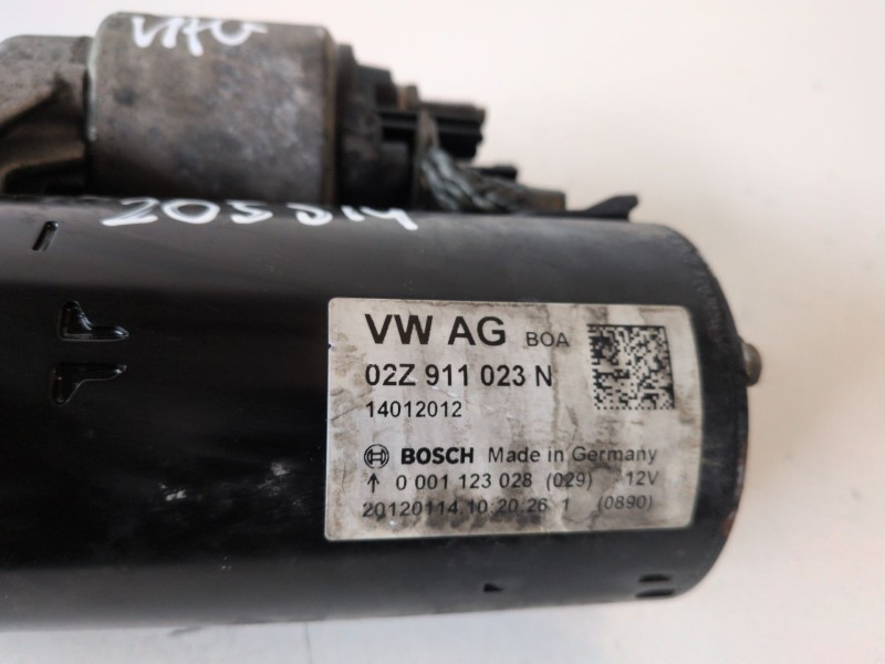 Recambio de motor arranque para volkswagen caddy (2c)(08.2010) caye referencia OEM IAM 02Z911023N  