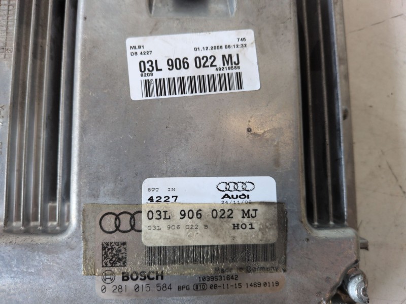 Recambio de centralita motor uce para audi a4 avant (8k5) caga referencia OEM IAM 03L906022MJ  