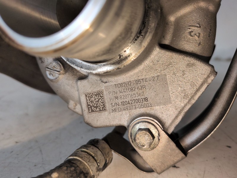 Recambio de turbocompresor para renault megane iii berlina 5p h5f400 referencia OEM IAM 8201165362  