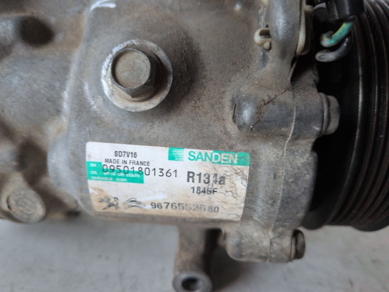 Recambio de compresor aire acondicionado para citroen jumper furgón gran volumen 4h03 referencia OEM IAM 9676552680  