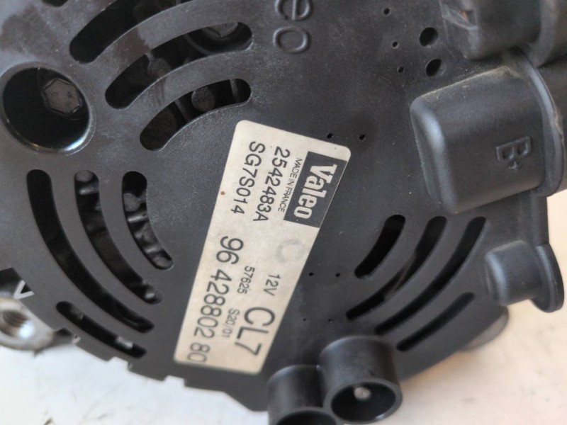 Recambio de alternador para citroen c 15 wjx referencia OEM IAM 9642880280  