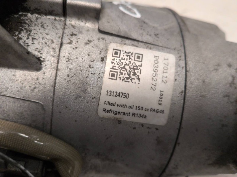 Recambio de compresor aire acondicionado para opel astra h berlina z16xer referencia OEM IAM 13124750  