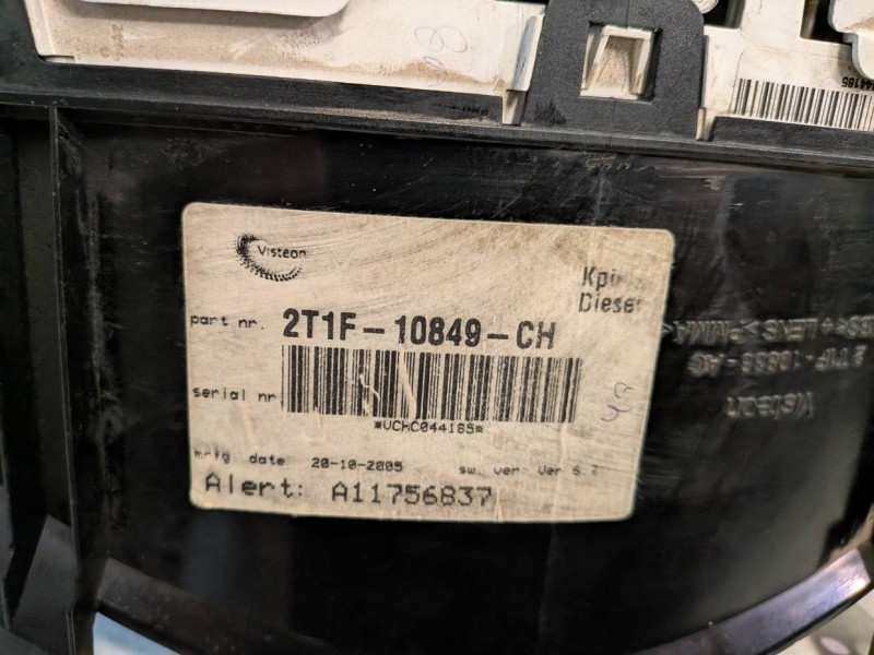 Recambio de cuadro instrumentos para ford transit connect (tc7) bhpa referencia OEM IAM 2T1F10849CH  