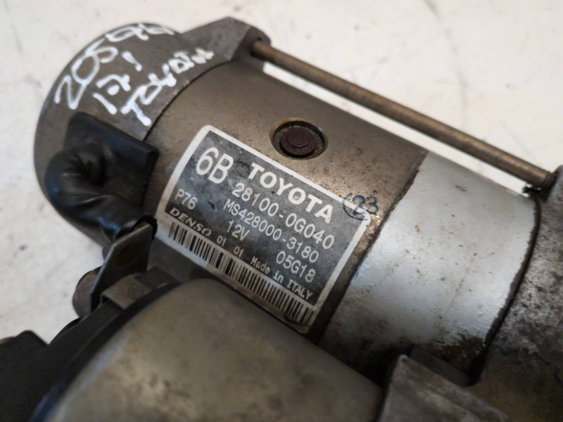 Recambio de motor arranque para toyota avensis berlina (t25) 2ad referencia OEM IAM 281000G040  