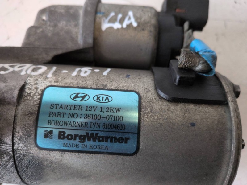 Recambio de motor arranque para kia picanto (ja) g3ld referencia OEM IAM 3610007100  
