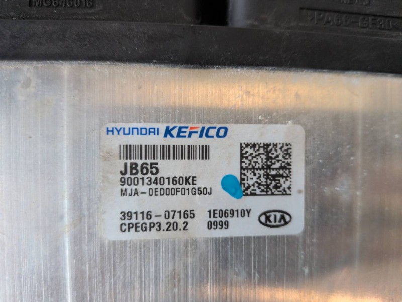 Recambio de centralita motor uce para kia picanto (ja) g3ld referencia OEM IAM XFB000421  