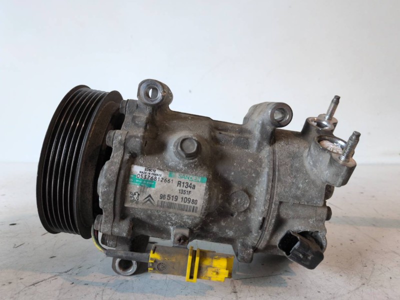 Recambio de compresor aire acondicionado para citroen c4 berlina 9hx referencia OEM IAM 9651910980  