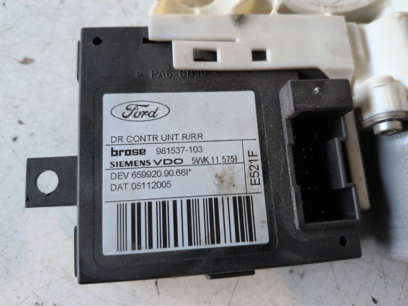 Recambio de motor elevalunas trasero derecho para ford focus berlina (cap) kkda referencia OEM IAM 981537103  