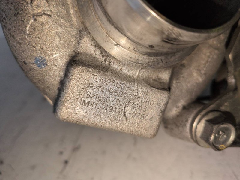 Recambio de turbocompresor para citroen c4 berlina 9hx referencia OEM IAM 9662371080  