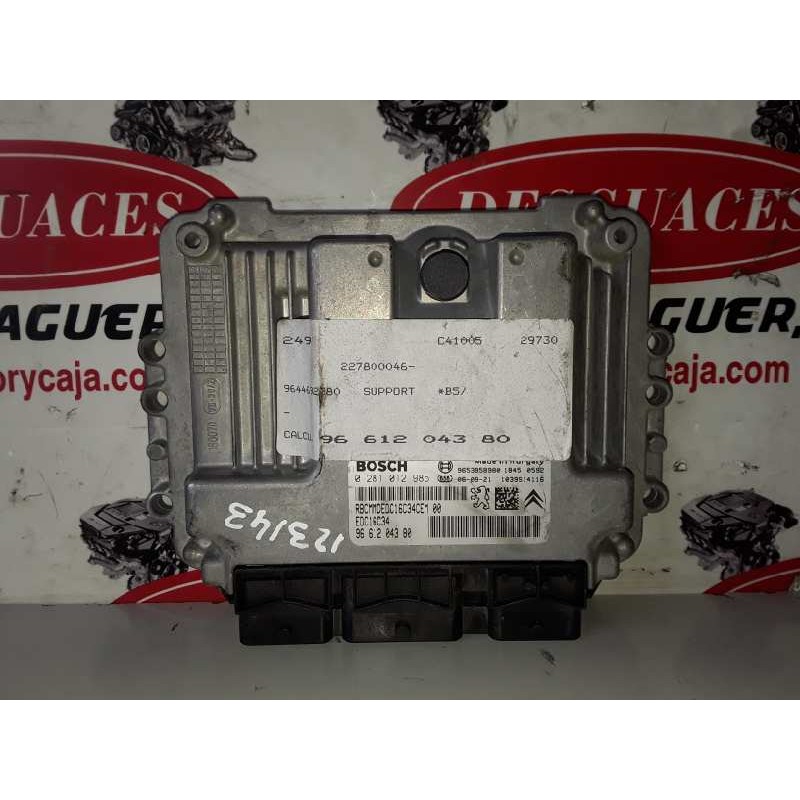 Recambio de centralita motor uce para citroen c4 berlina 9hy (dv6ted4) referencia OEM IAM 0281012985/EDC16C34/9661204380  