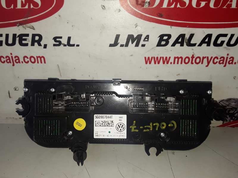 Recambio de mando climatizador para volkswagen golf vii (5g1/be1) clh referencia OEM IAM 5G0907044T/5HB01118143  