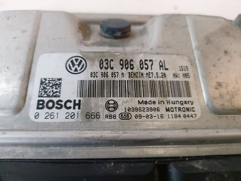Recambio de centralita motor uce para skoda roomster (5j7) bts referencia OEM IAM 03C906057AL  