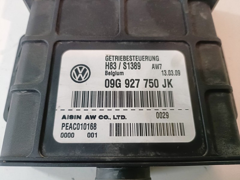 Recambio de centralita cambio automatico para skoda roomster (5j7) bts referencia OEM IAM 09G927750JK  
