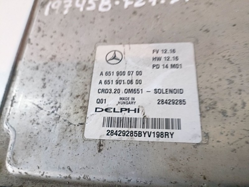 Recambio de centralita motor uce para mercedes-benz sprinter ii furgón 651955 referencia OEM IAM A6519000700  