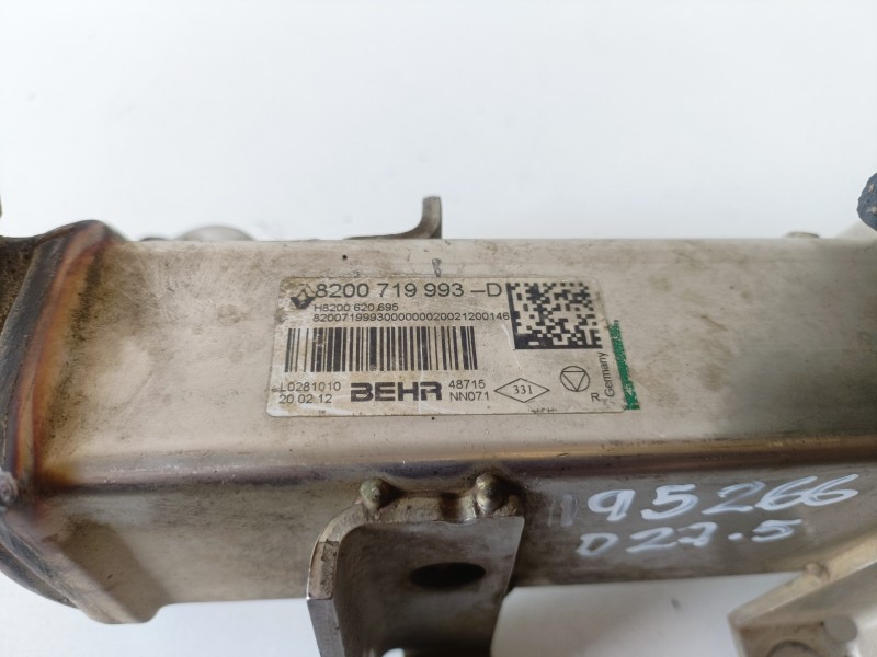 Recambio de enfriador egr para nissan x-trail (t31) m9r856 referencia OEM IAM 8200719993D  