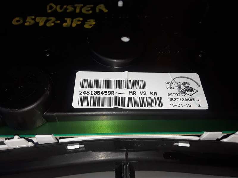 Recambio de cuadro instrumentos para dacia duster i k9k856 referencia OEM IAM 248106459R  