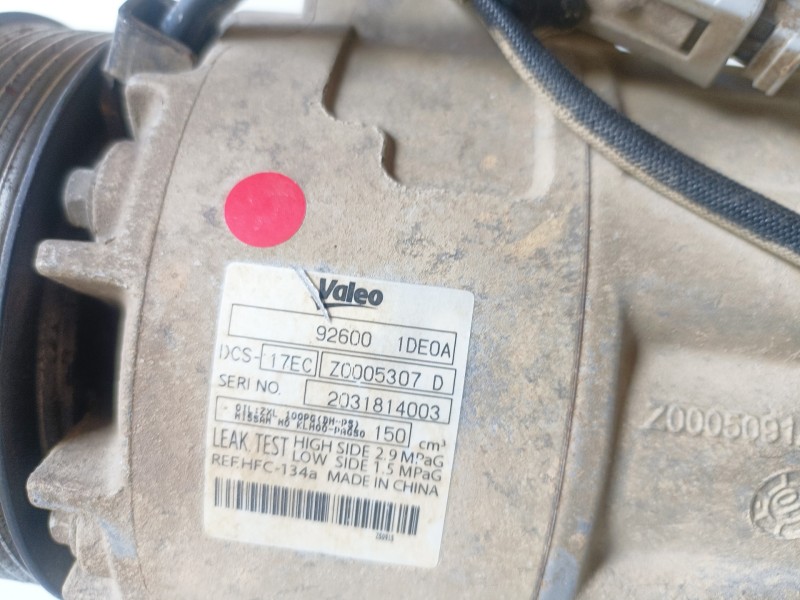 Recambio de compresor aire acondicionado para nissan x-trail (t31) m9r856 referencia OEM IAM 926001DE0A  