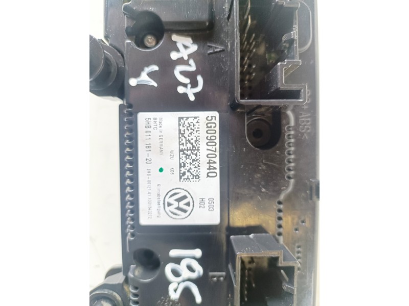 Recambio de mando climatizador para volkswagen golf vii (5g1/be1) clh referencia OEM IAM 5G0907044Q  