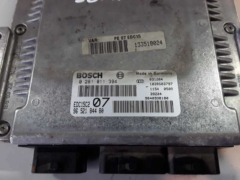 Recambio de centralita motor uce para citroen c5 berlina 4hx referencia OEM IAM 0281011394/9652184480/EDC15C2  