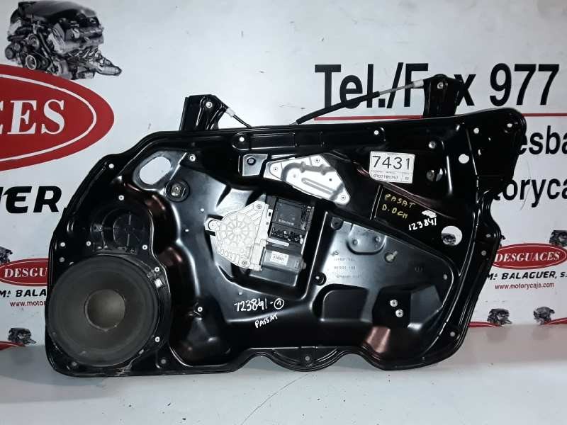 Recambio de elevalunas delantero derecho para volkswagen passat berlina (3c2) bkp referencia OEM IAM 1K0959702P/1K0959792L  