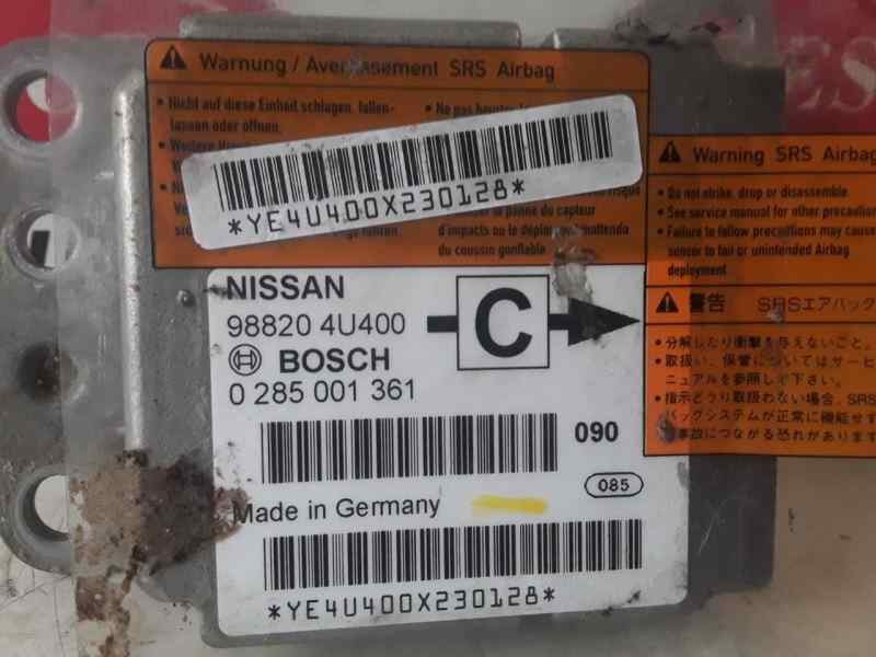 Recambio de centralita airbag para nissan almera tino (v10m) referencia OEM IAM 0285001361/988204U400  